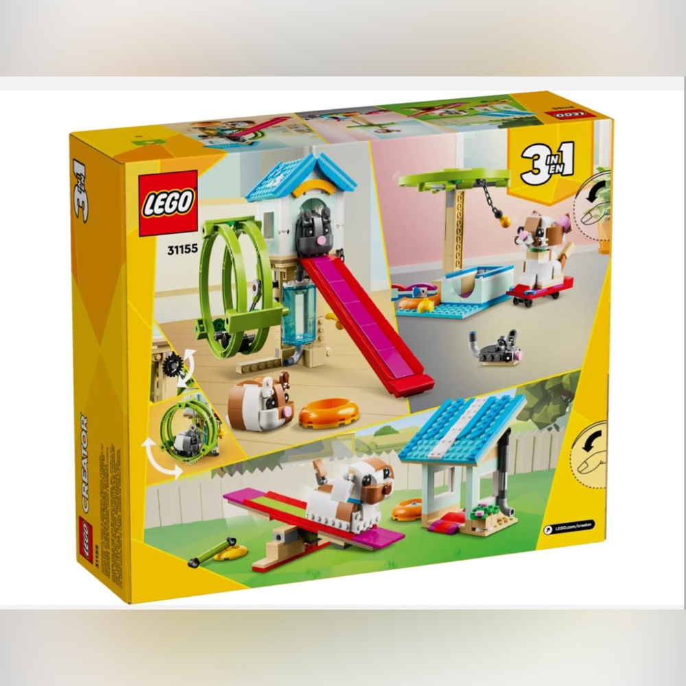 LEGO 3in1 Hamster Wheel (31155) NEW in Sealed Box
